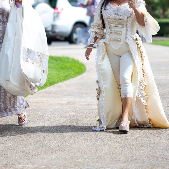 Burleska Marie Antoinette Costume Medieval Victorian lolita Wedding dress - Picture 7 of 16